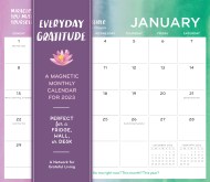 Everyday Gratitude: A Magnetic Monthly Wall Calendar 2023