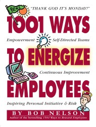 1001 Ways to Energize Employees