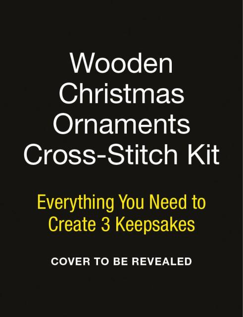 Wooden Christmas Ornaments Cross-Stitch Kit