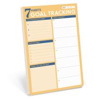 7 Habits Goal Tracking Notepad